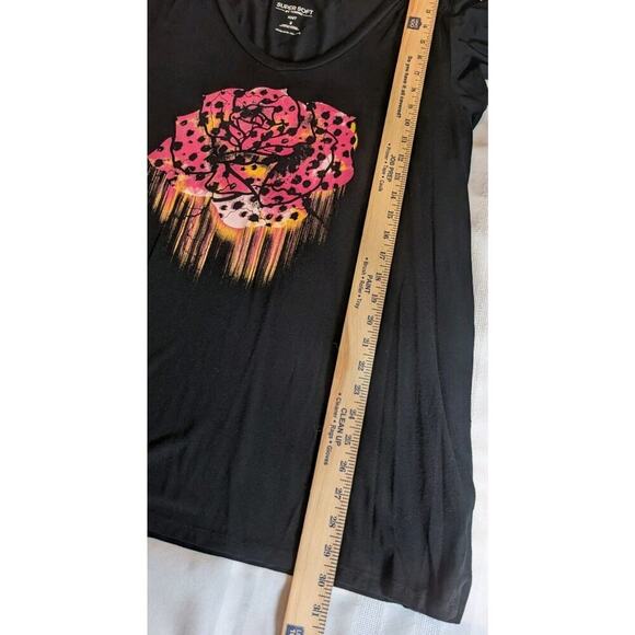 Torrid Women’s Plus Size Outfit - Super Soft Rose Tee & Cropped Leggings 3X - Picture 7 of 8